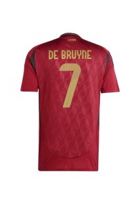 België Kevin De Bruyne #7 Voetbaltruitje Thuis tenue EK 2024 Korte Mouw